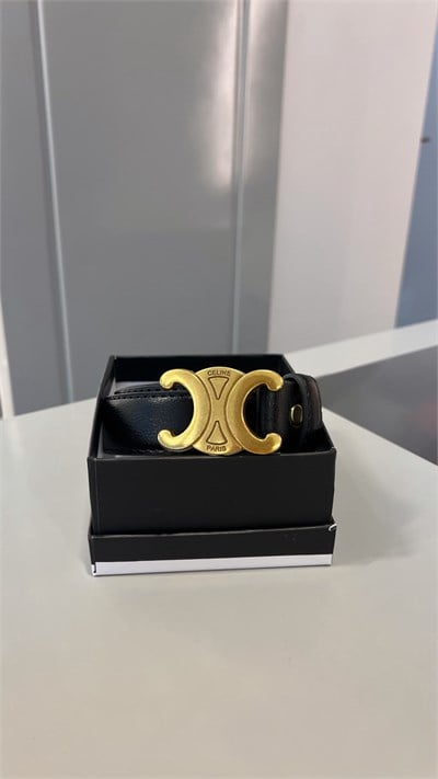 Marka Model CL Gold Tokalı Siyah Renk Kemer