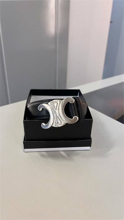 Marka Model CL Silver Tokalı Siyah Renk Kemer