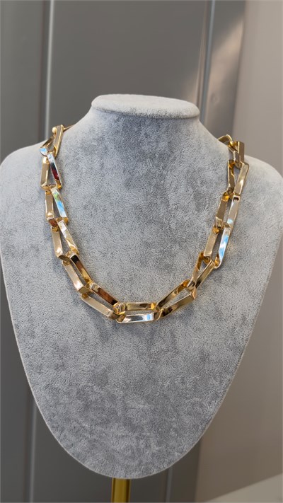 Marka Model Gold Zincir Kolye