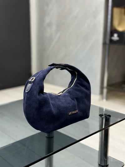 Marka Model Lacivert Süet Çanta