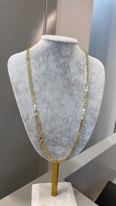 Özel Seri 14K Arpa Zincir - 70 cm