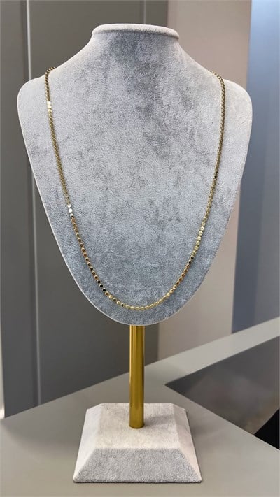 Özel Seri 14K Ezme Zincir - 70 cm