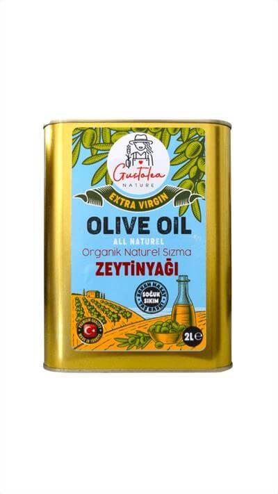 GN Gustolea Nature Organik Bebek Soğuk Sıkım Naturel Sızma Zeytinyağı 2024 Mahsul 2 L