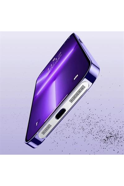 1 Adet Hoparlör Toz Önleyici Gümüş Renk Bant - Iphone 12/13/14/15/16 Serilerine Uygun