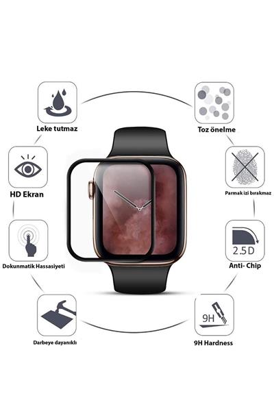 2 Adet Apple Watch Uyumlu 45 Mm Uyumlu 6d Flexible Glass Nano Akıllı Saat Ekran Koruyucu Uyumlu