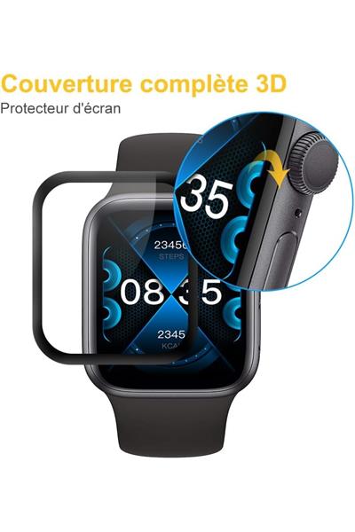 2 Adet Apple Watch Uyumlu 45 Mm Uyumlu 6d Flexible Glass Nano Akıllı Saat Ekran Koruyucu Uyumlu