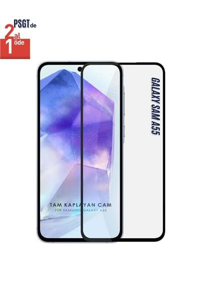 2adet Samsung Galaxy A55 / A35 Tam Kaplayan Temperli Cam Ekran Koruyucu