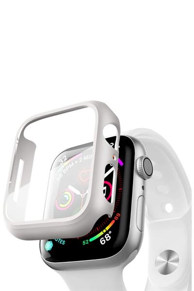 Apple Için Temperli Cam + Kapak Izle Vaka 38MM Ekran Koruyucu Apple Izle Aksesuarları