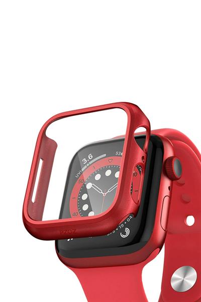 Apple Için Temperli Cam + Kapak Izle Vaka 38MM Ekran Koruyucu Apple Izle Aksesuarları