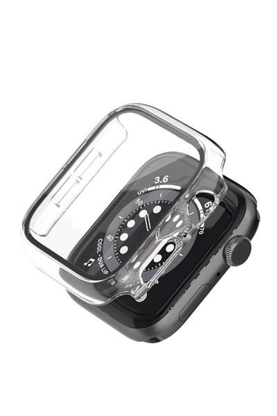 Apple Için Temperli Cam + Kapak Izle Vaka 38MM Ekran Koruyucu Apple Izle Aksesuarları