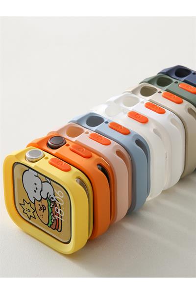 Apple Uyumlu 2024 Yeni Tampon Yumuşak Silikon Kılıf Izle Iwatch49 Mm Tpu
