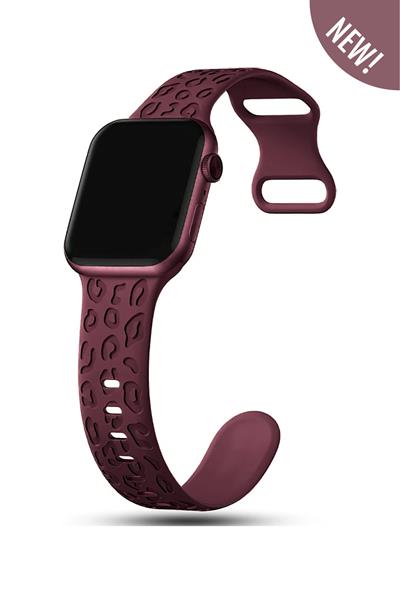 Apple Watch 10-11 46mm-watch2/3/4/5/6/se/7/8/9(42-44-45-49)mm Kordon Leoline Desenli Yumuşak Silikon