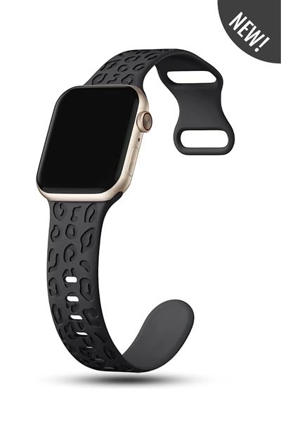 Apple Watch 10-11 46mm-watch2/3/4/5/6/se/7/8/9(42-44-45-49)mm Kordon Leoline Desenli Yumuşak Silikon