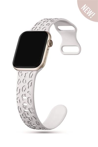 Apple Watch 10-11 46mm-watch2/3/4/5/6/se/7/8/9(42-44-45-49)mm Kordon Leoline Desenli Yumuşak Silikon