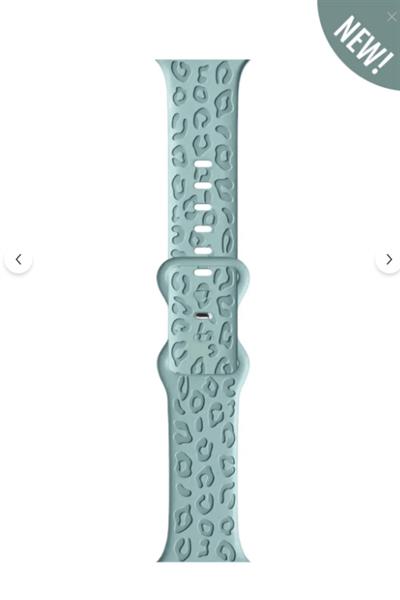 Apple Watch 10-11 46mm-watch2/3/4/5/6/se/7/8/9(42-44-45-49)mm Kordon Leoline Desenli Yumuşak Silikon