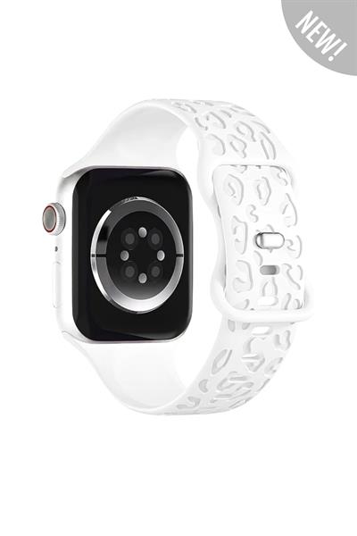 Apple Watch 10-11 46mm-watch2/3/4/5/6/se/7/8/9(42-44-45-49)mm Kordon Leoline Desenli Yumuşak Silikon