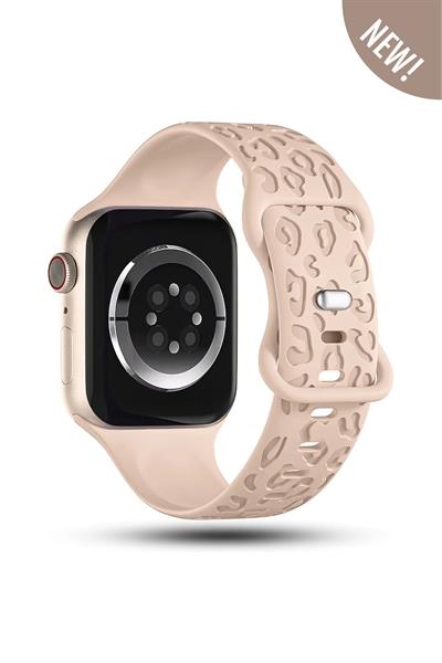 Apple Watch 10-11 46mm-watch2/3/4/5/6/se/7/8/9(42-44-45-49)mm Kordon Leoline Desenli Yumuşak Silikon