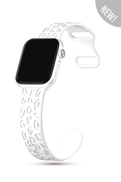 Apple Watch 10-11 46mm-watch2/3/4/5/6/se/7/8/9(42-44-45-49)mm Kordon Leoline Desenli Yumuşak Silikon