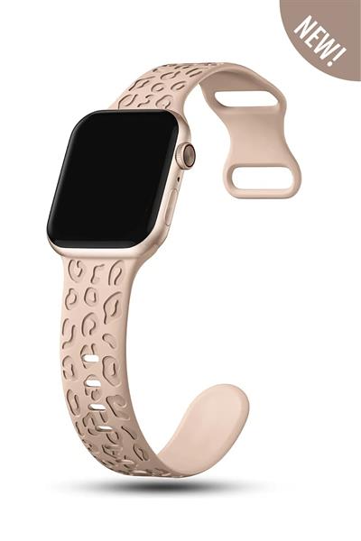 Apple Watch 10-11 46mm-watch2/3/4/5/6/se/7/8/9(42-44-45-49)mm Kordon Leoline Desenli Yumuşak Silikon