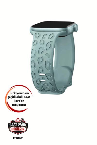 Apple Watch 10-11 46mm-watch2/3/4/5/6/se/7/8/9(42-44-45-49)mm Kordon Leoline Desenli Yumuşak Silikon