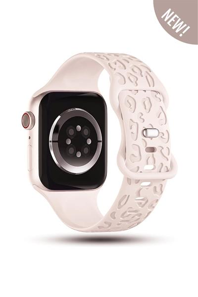 Apple Watch 10 46mm-watch2/3/4/5/6/se/7/8/9(42-44-45-49)mm Kordon Leoline Desenli Yumuşak Silikon