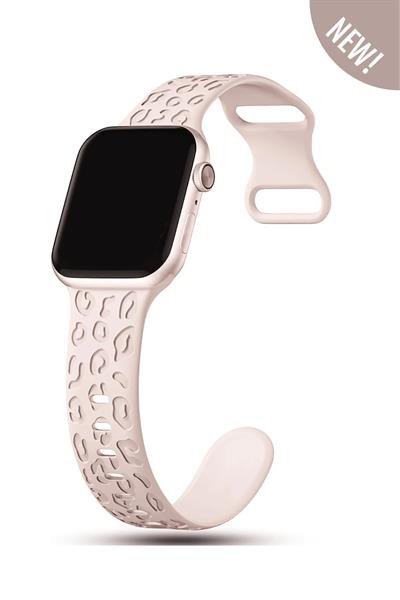 Apple Watch 10 46mm-watch2/3/4/5/6/se/7/8/9(42-44-45-49)mm Kordon Leoline Desenli Yumuşak Silikon