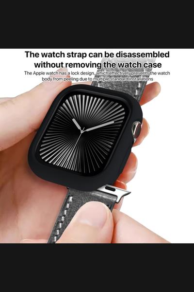 Apple Watch 2024 Kasa Koruyucu Kılıf, Yeni Tampon Yumuşak Apple Watch Series 10-11 ( 46mm Uyumlu Tpu