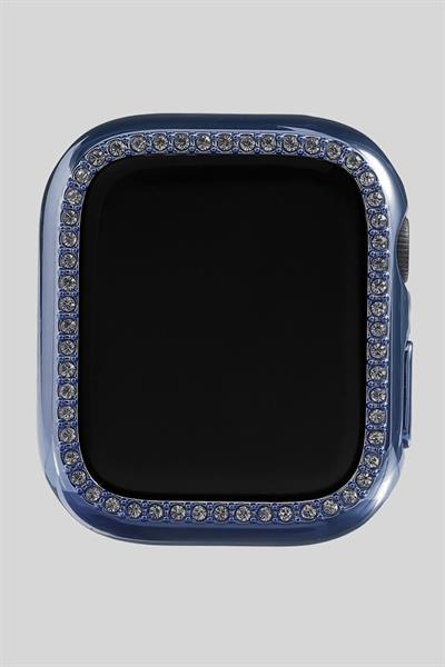 Apple Watch 49mm Uyumlu Kasa Koruyucu (Ekranı YOK) Zarif Elmas Işıltılı Parlak Taşlı Koruma