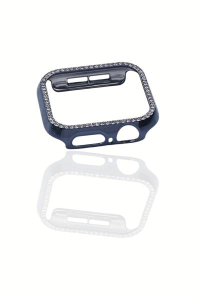Apple Watch 49mm Uyumlu Kasa Koruyucu (Ekranı YOK) Zarif Elmas Işıltılı Parlak Taşlı Koruma