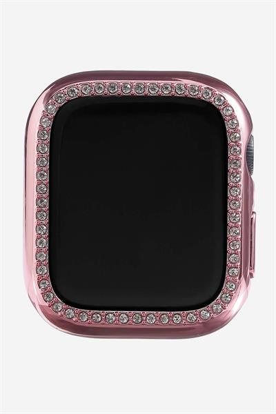 Apple Watch 49mm Uyumlu Kasa Koruyucu (Ekranı YOK) Zarif Elmas Işıltılı Parlak Taşlı Koruma