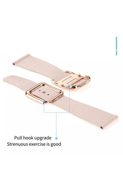 Apple Watch 2/3/4/5/se/6/7/8/9/10/11 Uyumlu deri Kordon