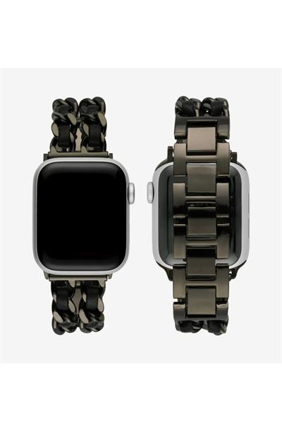 Apple Watch 2/3/4/5/se/6/7/8/9/10/11 Uyumlu deri Kordon