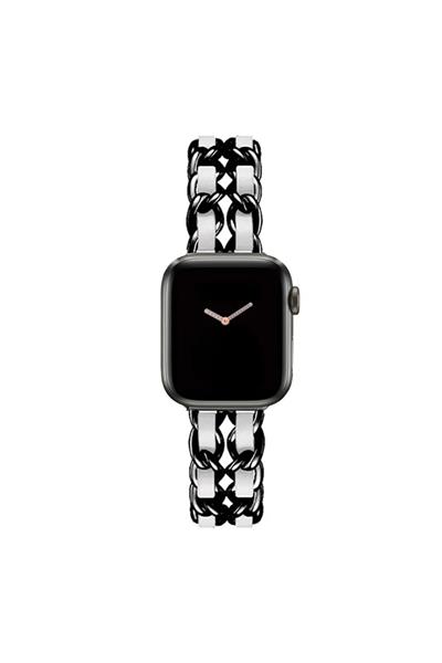 Apple Watch 2/3/4/5/se/6/7/8/9/10/11 Uyumlu deri Kordon
