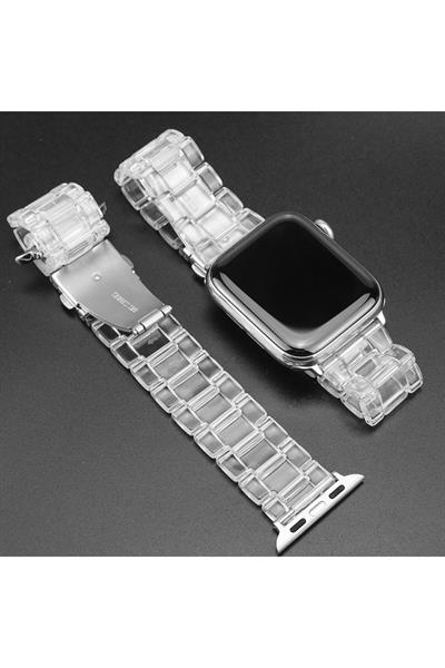Apple Xiaomi Watch Seri 2/3/4/se/6/7/8/9/10/11 Uyumlu Paslanmaz Çelik Reçine Kordon