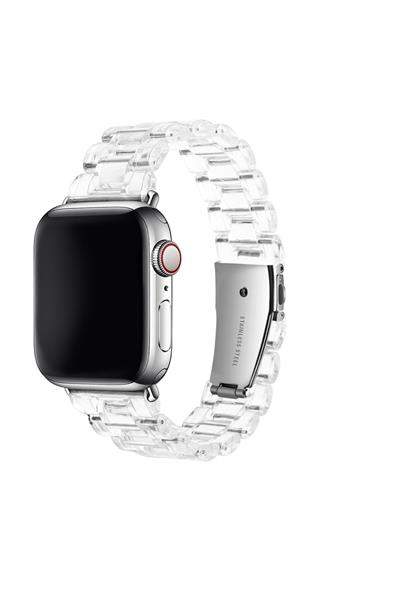 Apple Xiaomi Watch Seri 2/3/4/se/6/7/8/9/10/11 Uyumlu Paslanmaz Çelik Reçine Kordon