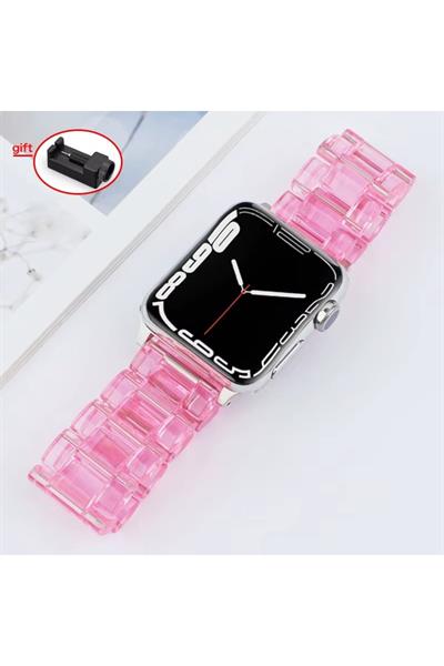 Apple Xiaomi Watch Seri 2/3/4/se/6/7/8/9/10/11 Uyumlu Paslanmaz Çelik Reçine Kordon