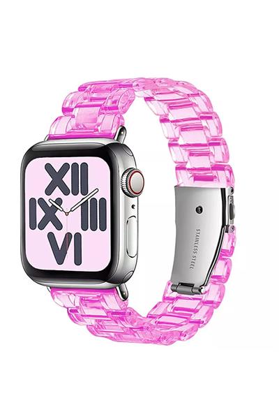 Apple Xiaomi Watch Seri 2/3/4/se/6/7/8/9/10/11 Uyumlu Paslanmaz Çelik Reçine Kordon