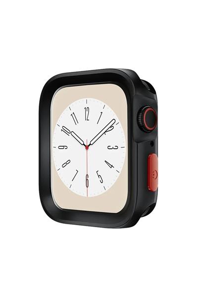 Apple Watch Serie 9/8/7/se/6/5/4 (41-40MM) Uyumlu Yumuşak Silikon Kılıf Düşme Kapak Saat Kılıfı Tpu