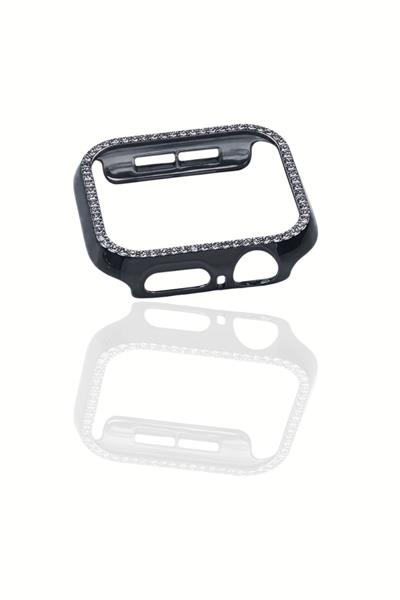 Apple Watch Serie10-11 (42mm )kasa Koruyucu Işıltılı Parlak Taşlı Koruma