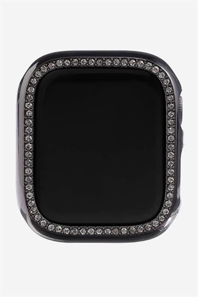 Apple Watch Serie10-11 (42mm )kasa Koruyucu Işıltılı Parlak Taşlı Koruma
