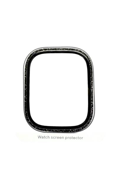 Apple Watch Ultra 49mm Uyumlu Taşlı Nano Cam Ekran Koruyucu Elmaslı