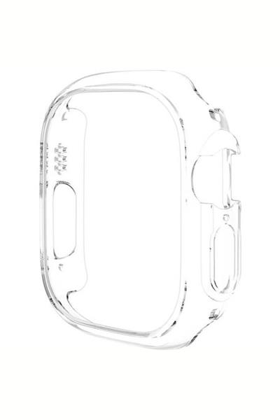 Apple Watch Ultra Silikon Tpu Kasa (Ekran Değil) Koruyucu Kılıfı (49 MM) Yumuşak