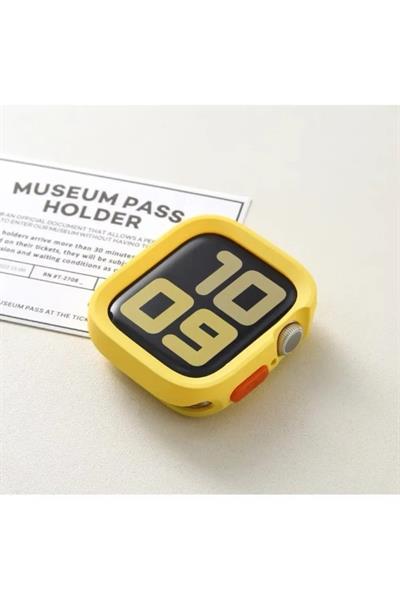 Apple Watch Uyumlu 5 6 7 8 9 44/45mm Kılıf Kasa Koruyucu 360 Tam Koruma Kapak