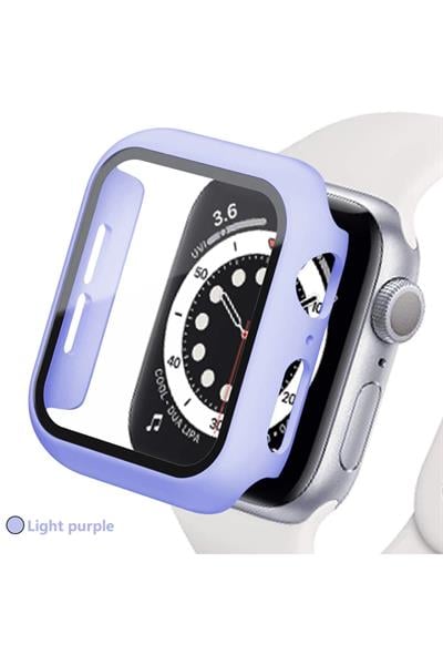 Apple Watch Uyumlu 5 6 7 8 9 45mm Kılıf Kasa Ve Ekran Koruyucu 360 Tam Koruma Kapak