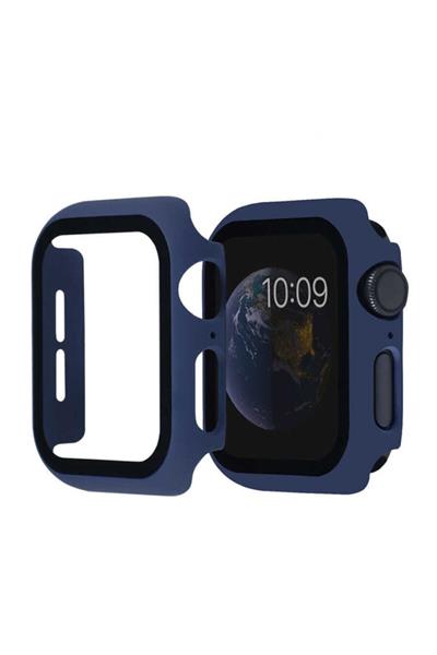 Apple Watch Uyumlu 5 6 7 8 9 45mm Kılıf Kasa Ve Ekran Koruyucu 360 Tam Koruma Kapak
