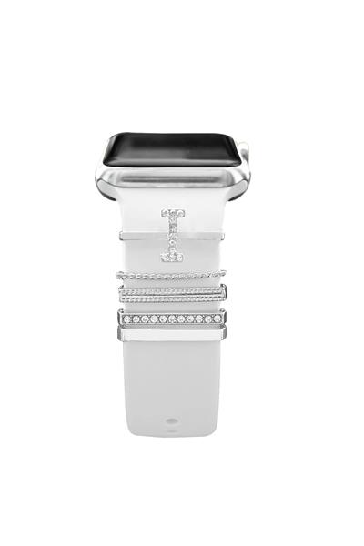Apple Watch Uyumlu Harfli Charm Aksesuar Tüm Seriye Uyumlu Akıllı Saay Charm S