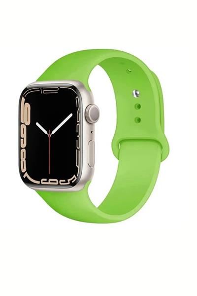 Apple Watch Uyumlu Seri: 1/2/3/4/5/6/se/7/8/9/10/11 Silikon Kordon A++