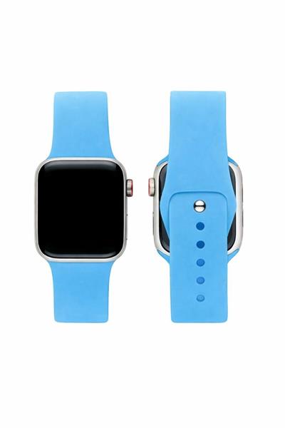 Apple Watch Uyumlu Seri: 1/2/3/4/5/6/se/7/8/9/10/11 Silikon Kordon A++