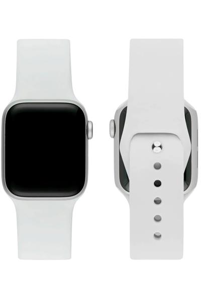 Apple Watch Uyumlu Seri: 1/2/3/4/5/6/se/7/8/9/10/11 Silikon Kordon A++