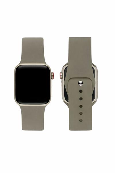 Apple Watch Uyumlu Seri: 1/2/3/4/5/6/se/7/8/9/10/11 Silikon Kordon A++